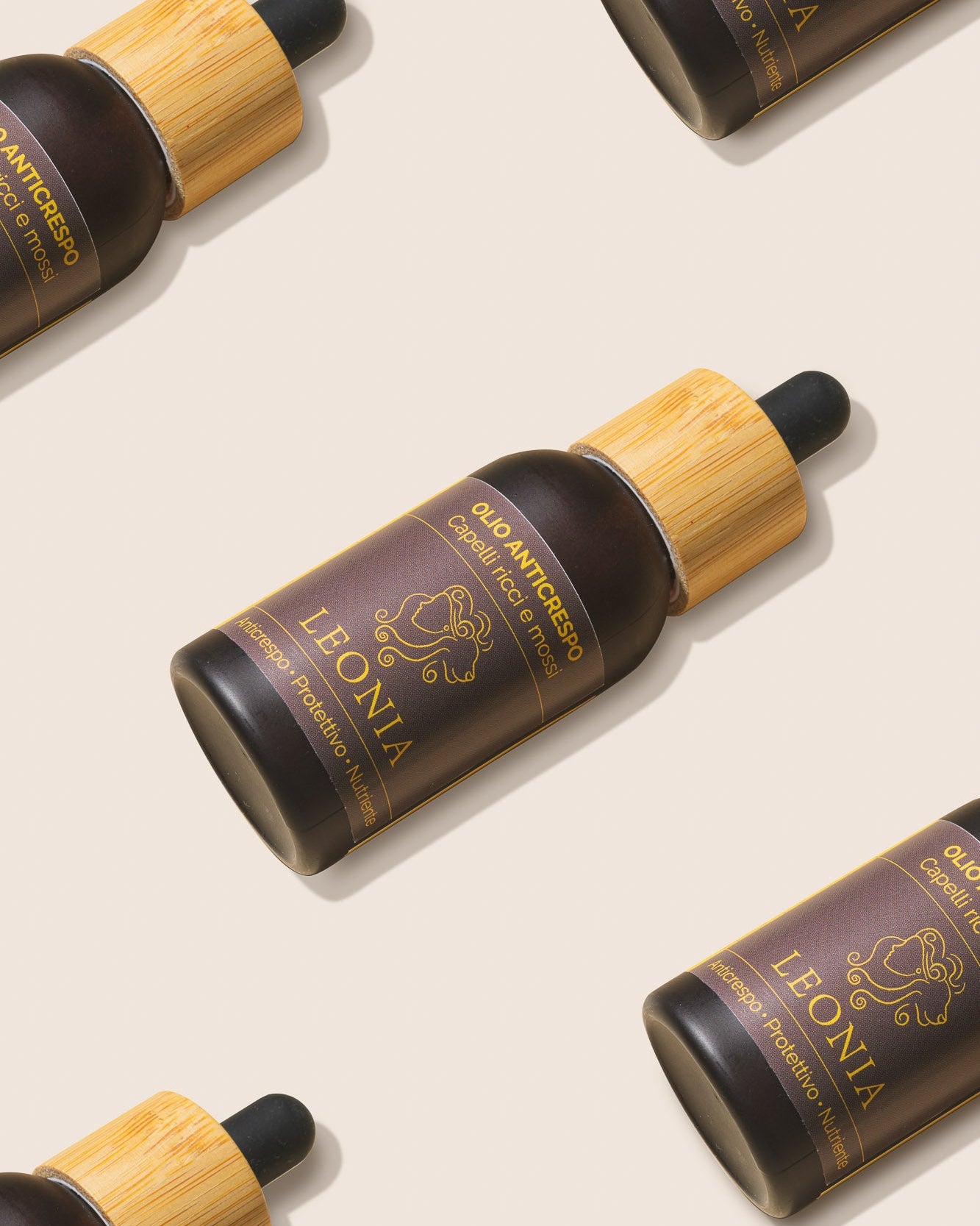 Olio capelli ricci nutriente naturale protettivo