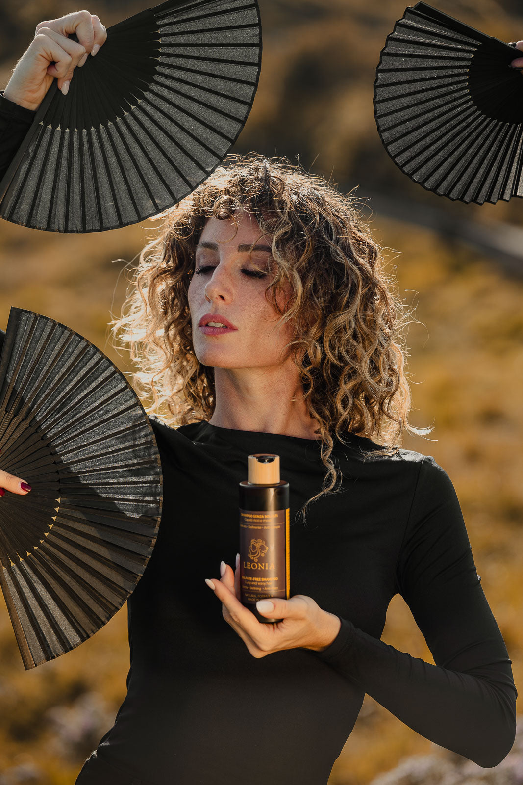 Shampoo Naturale Senza Solfati LEONIA per capelli ricci e mossi, ricci definiti