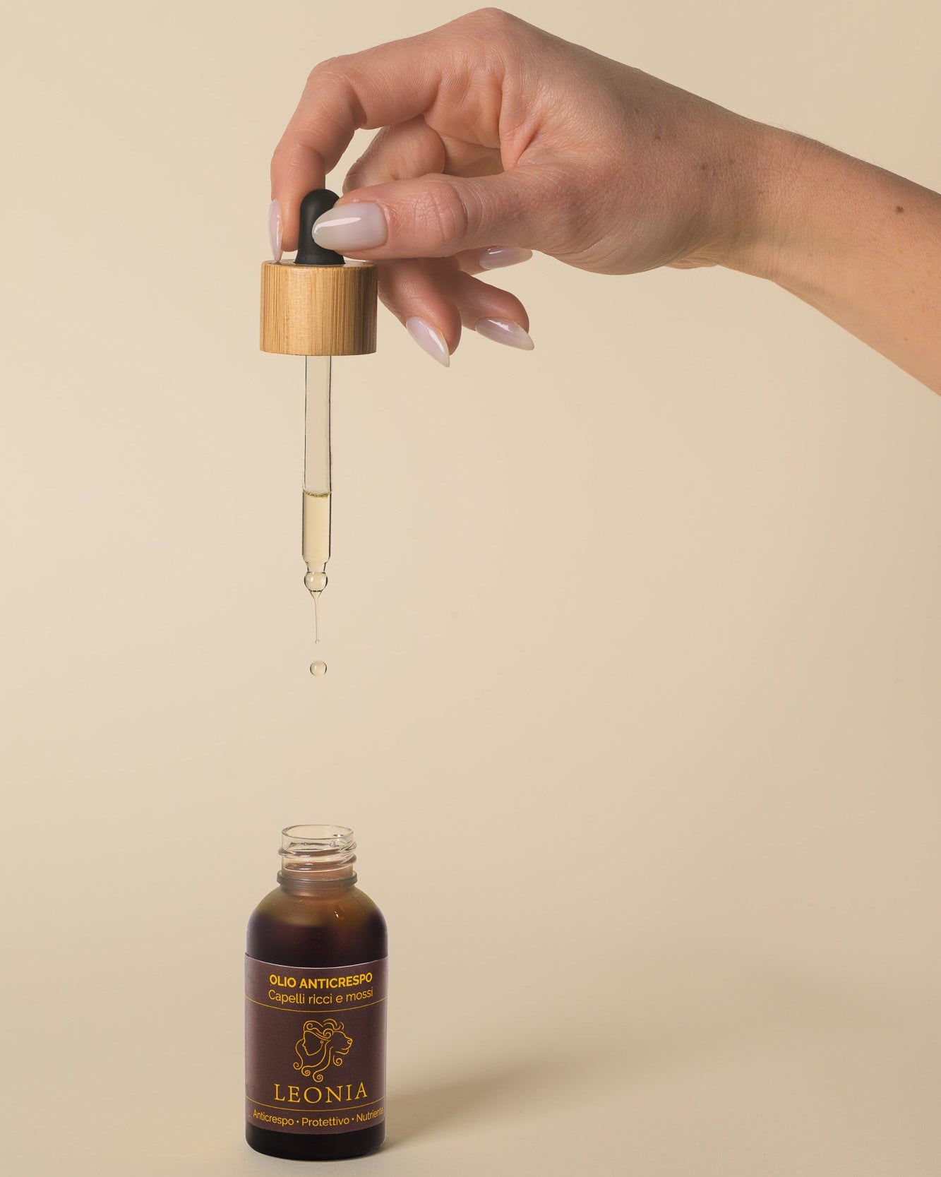 Olio capelli ricci e mossi nutriente naturale