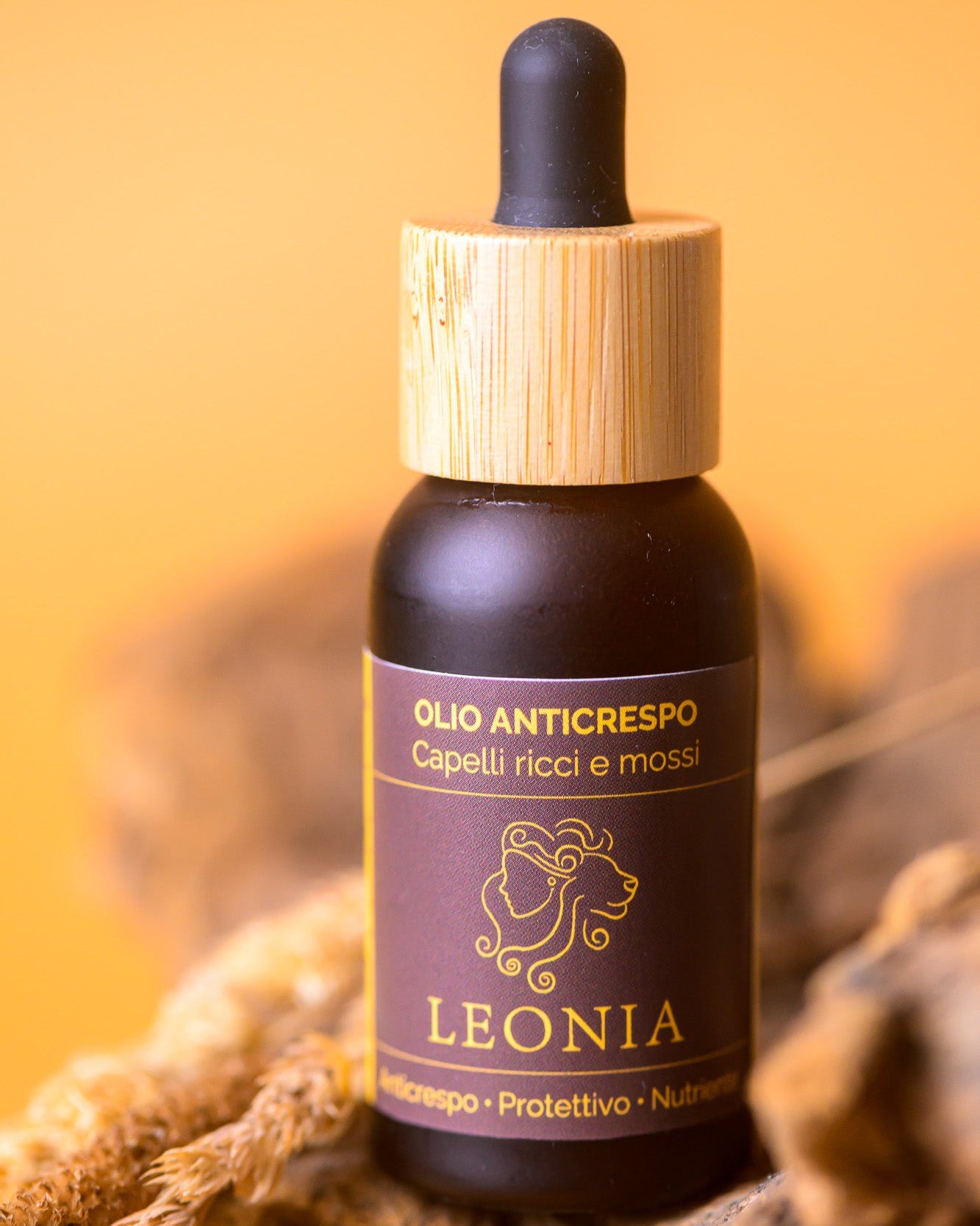 Olio capelli ricci e mossi nutriente naturale anticrespo