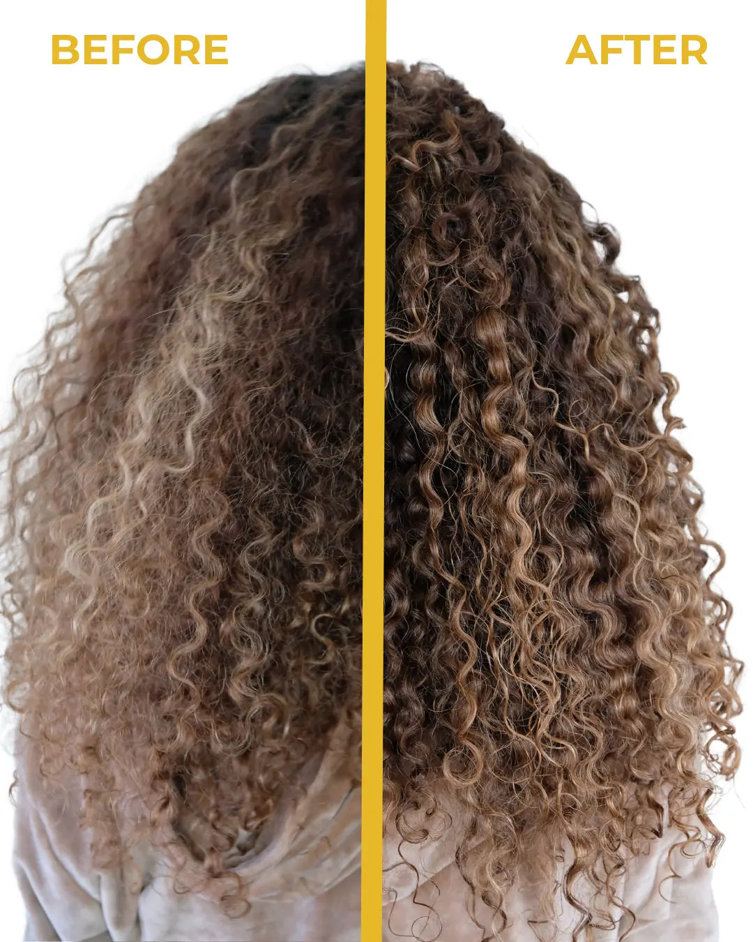 Crema Styling Capelli Ricci e Mossi Effetto Prima e Dopo